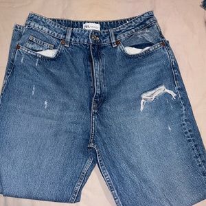 Zara straight jeans
